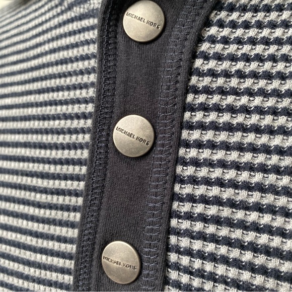 Michael Kors Waffle Knit Striped Hoodie - Picture 6 of 14